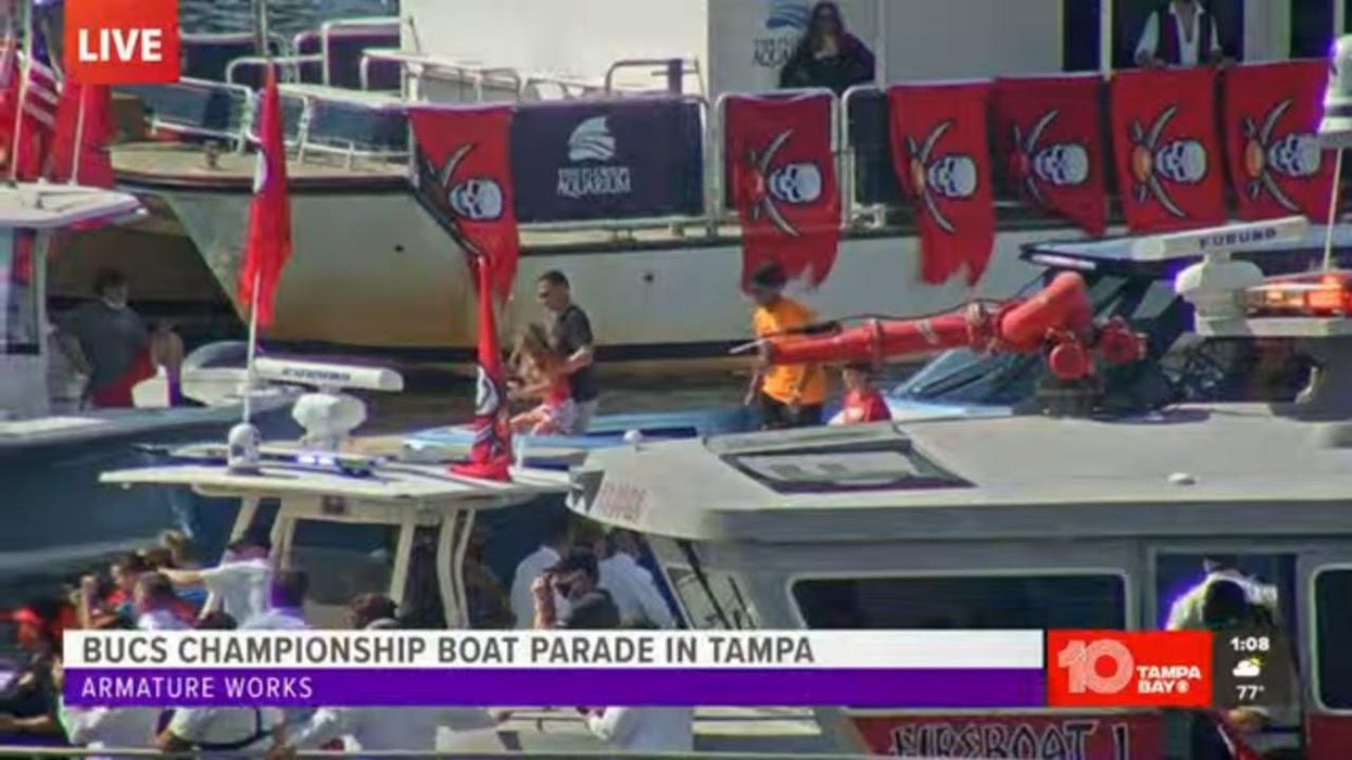 WATCH: Buccaneers Super Bowl Parade Held On The Hillsborough River In Tampa