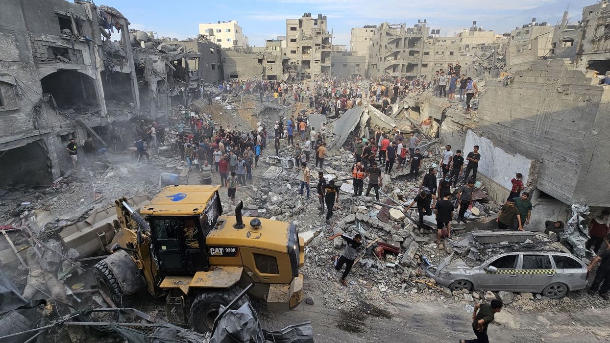 Aftermath of Israeli airstrikes in Northern Gaza