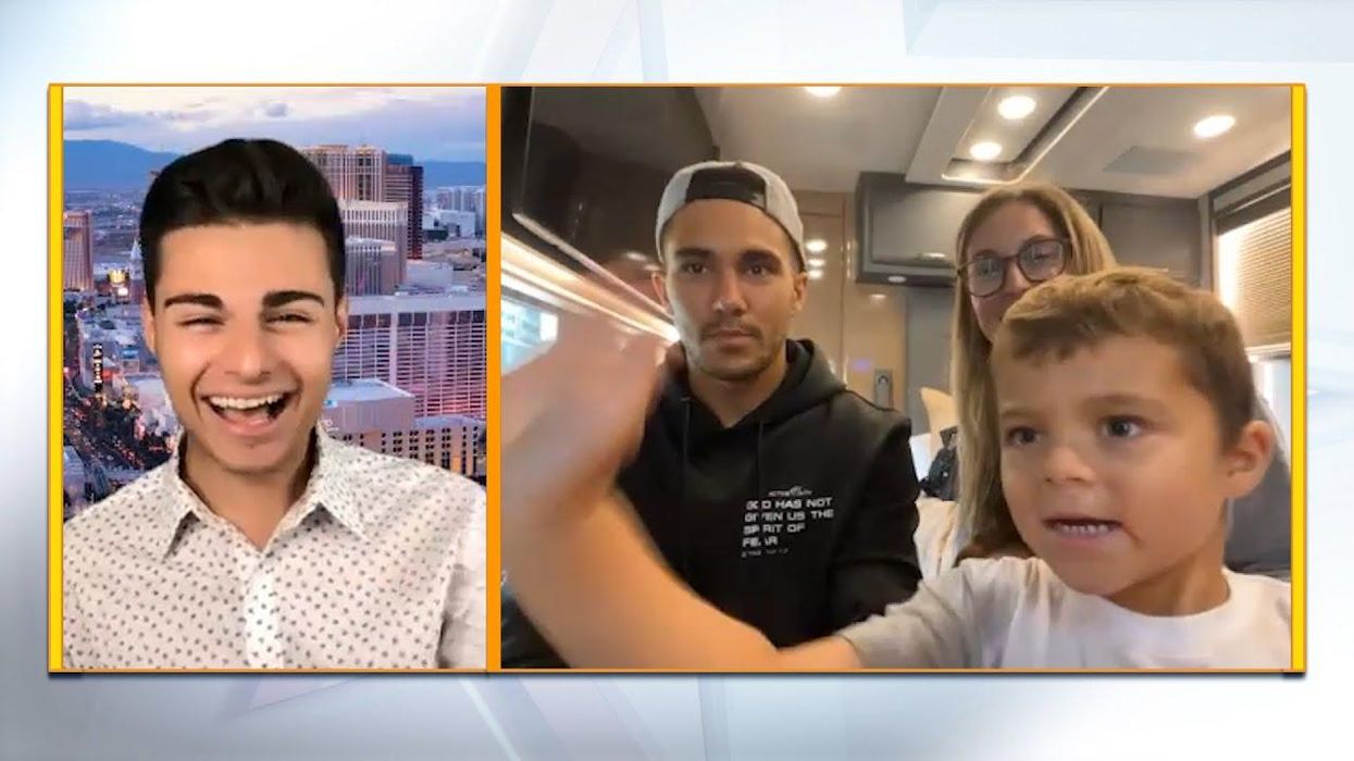 Alexa & Carlos PenaVega's Children Crash Zoom Interview