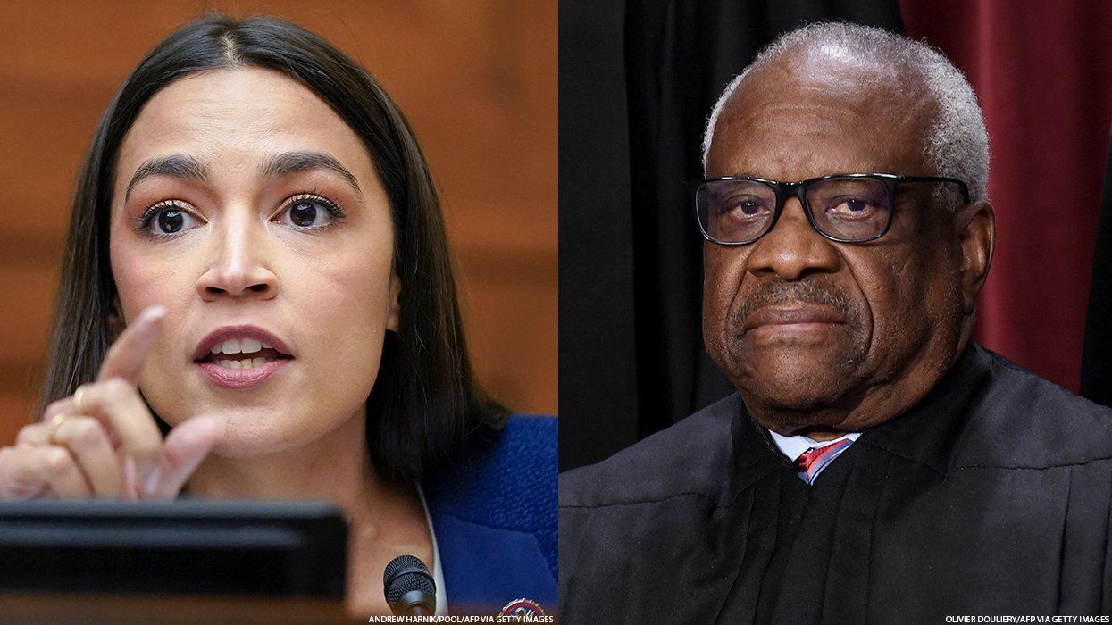 Alexandria Ocasio-Cortez Calls For Clarence Thomas to Be Impeached
