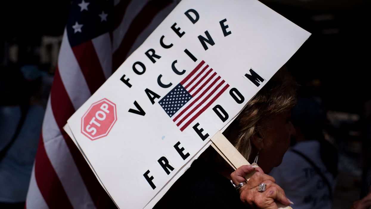Anti-vaccine sign