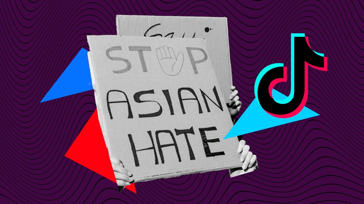 Asian hate graphic