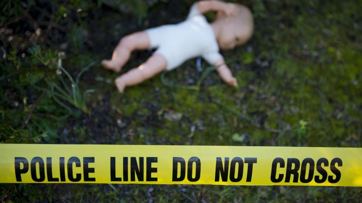 Baby crime scene