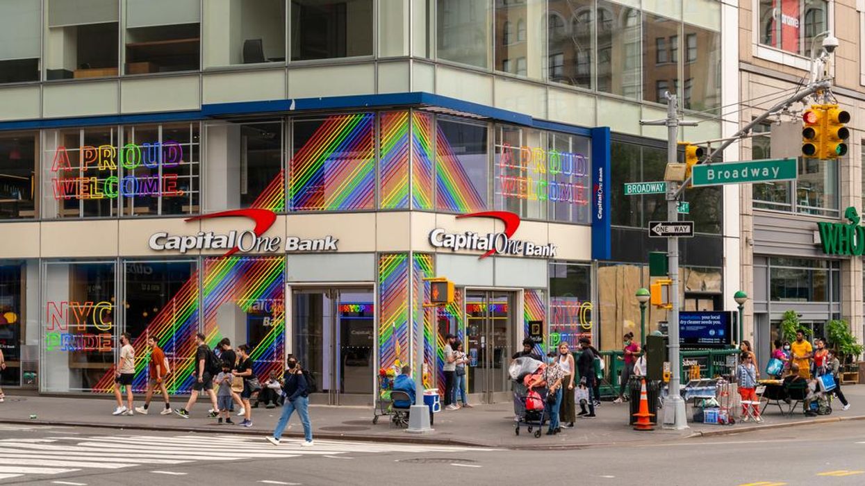 Capital One Pride Display in NYC