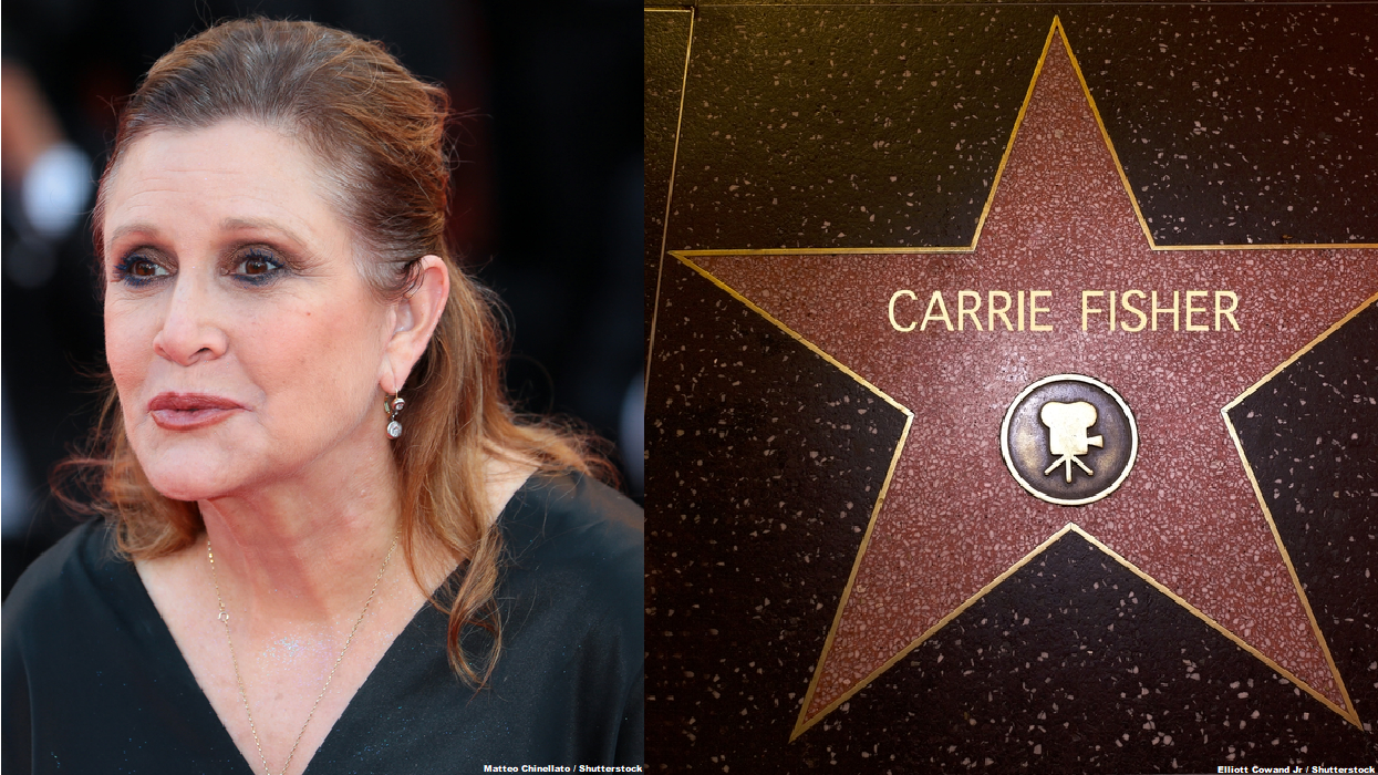 Carrie Fisher Honored With Walk-of-Fame Star on May 4th, Star Wars Day