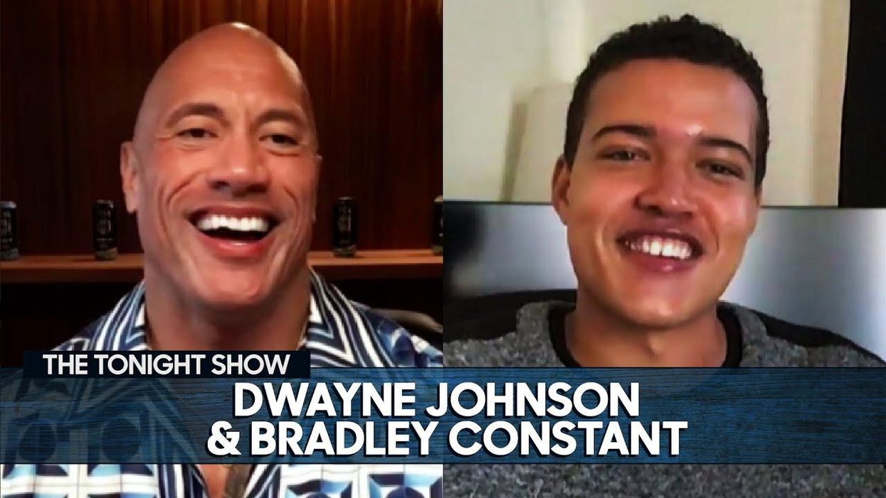 Dwayne Johnson And Jimmy Fallon Share Teenage Pictures