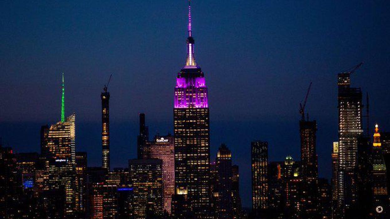 The Empire State Building Will Shine Purple For Spirit Day