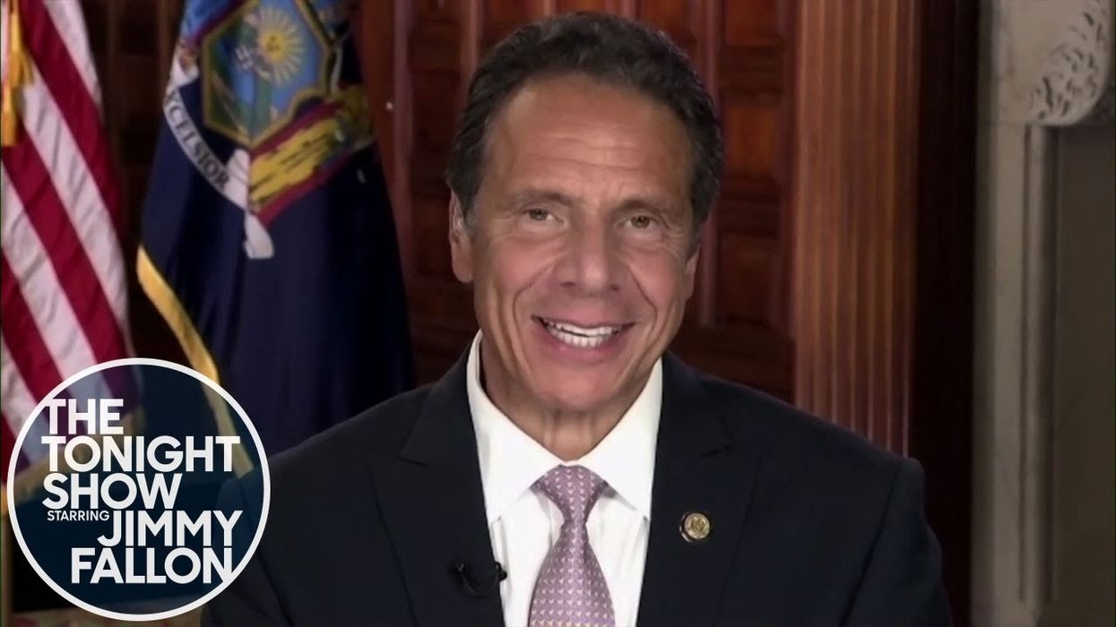 Jimmy Fallon Is Back In The Studio And Interviews Governor Andrew Cuomo