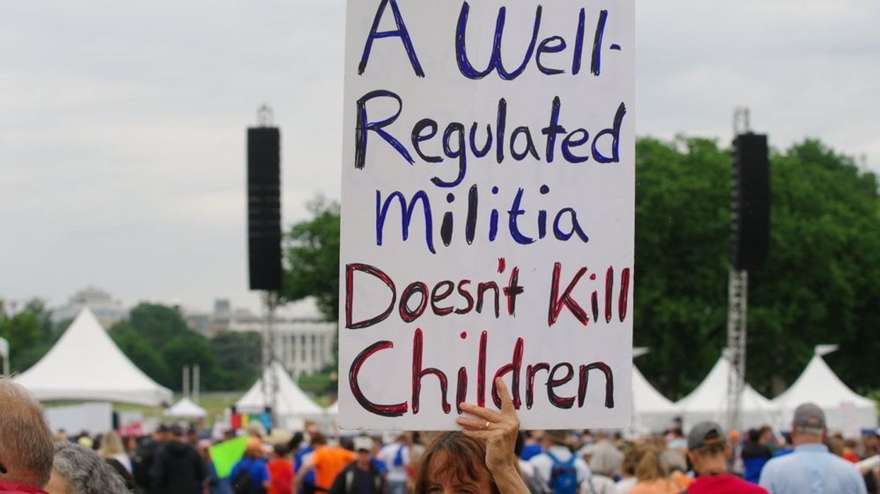 Gun control sign