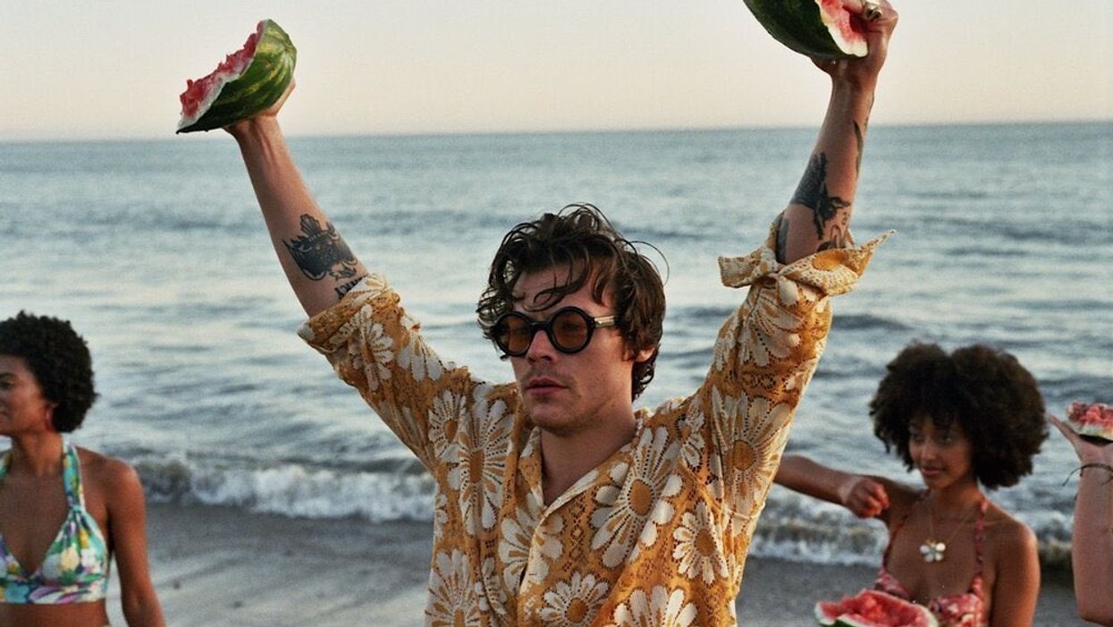 Behind The Scenes of Harry Styles' 'Watermelon Sugar' Music Video