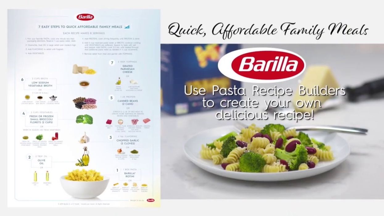 Advocate Channel Kitchen: Barilla's Affordable New Pasta Recipe