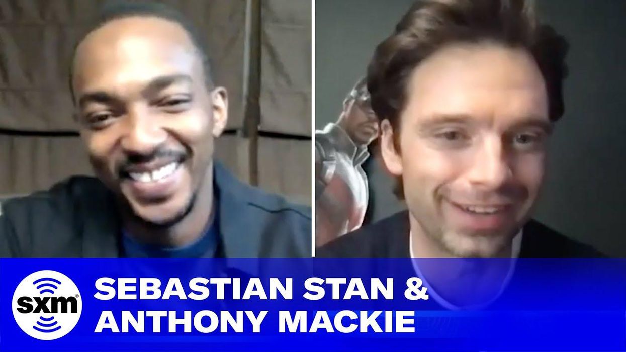 Sebastian Stan & Anthony Mackie Talk 'Falcon and the Winter Soldier' Premiere, Easter Eggs, and More​