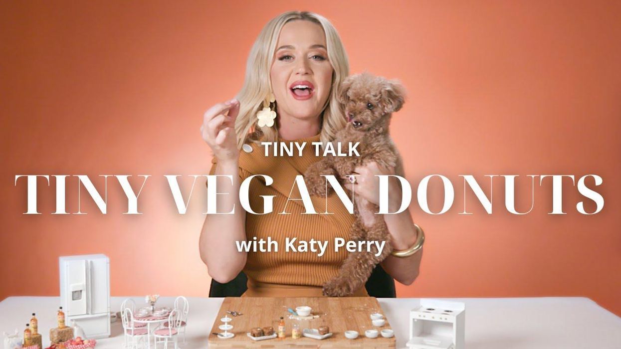 Watch Katy Perry Make Tiny Donuts While Chatting About Mother's Day