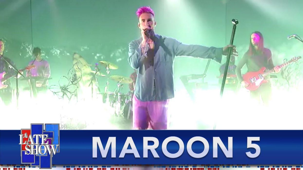 WATCH: Maroon 5 On The Late Show With Stephen Colbert