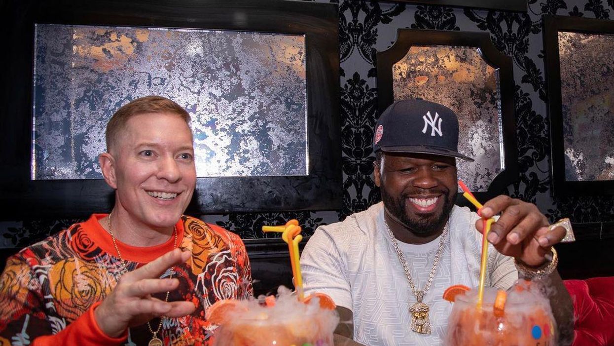 50 Cent Takes Over Las Vegas & Debuts New Cocktail At The Sugar Factory