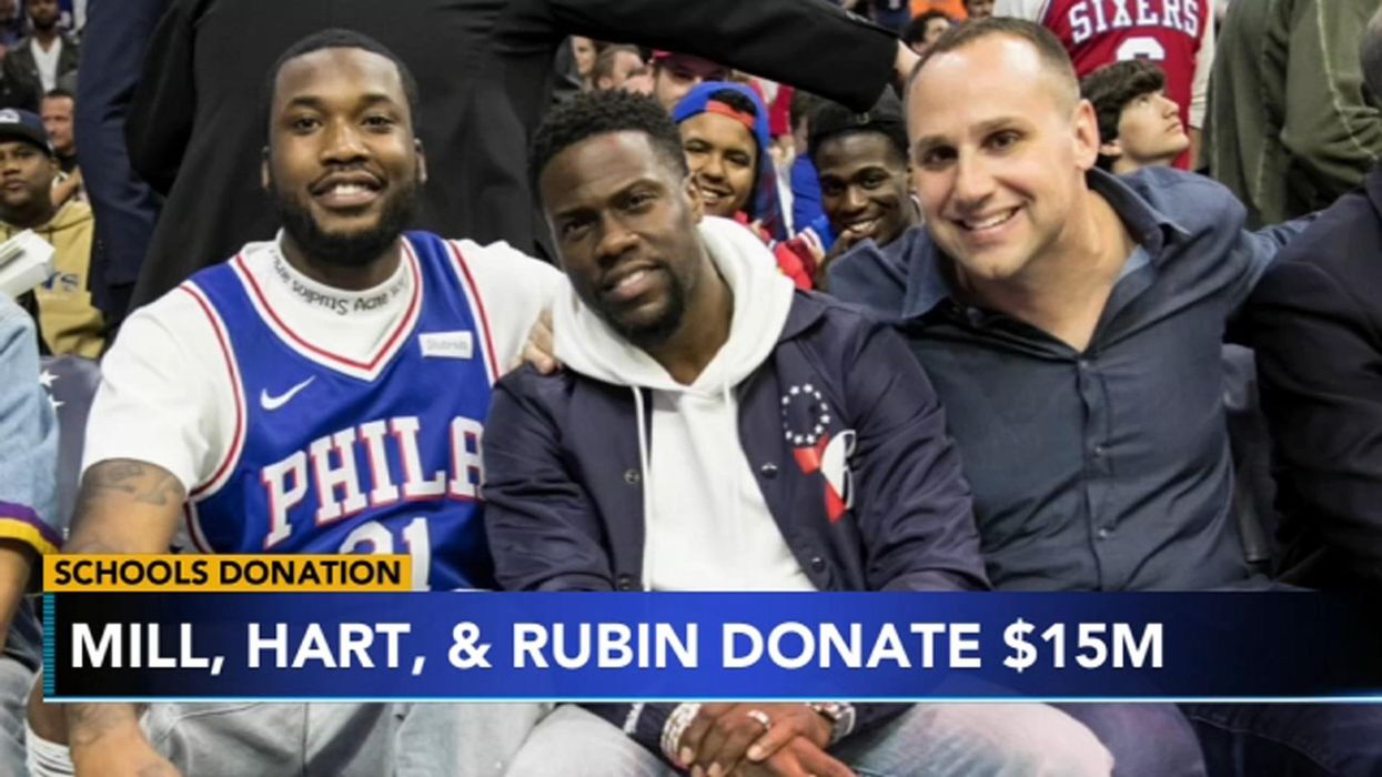 Kevin Hart, Meek Mill, And Michael Rubin Donate to Philadelphia Schools