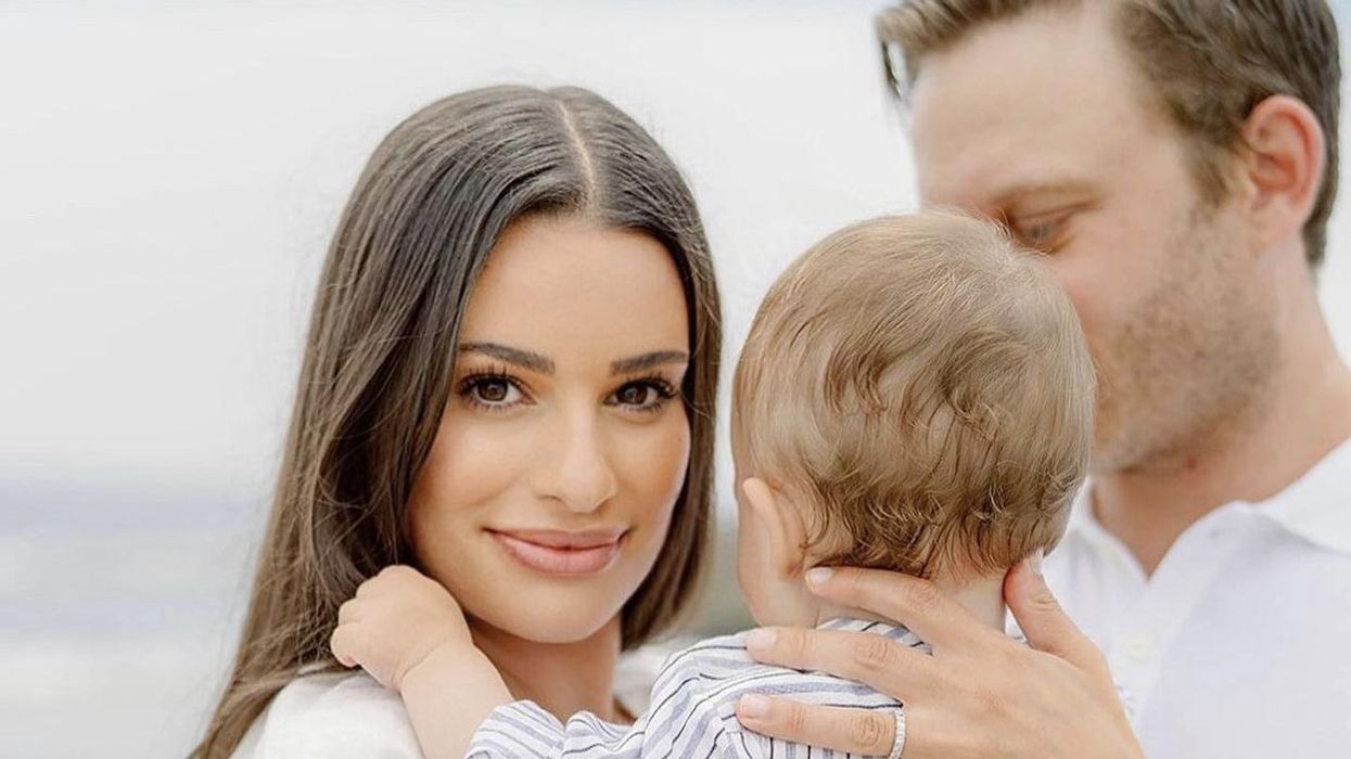 Lea Michele Reveals Son's Face in Sweet Photo with Husband Zandy Reich