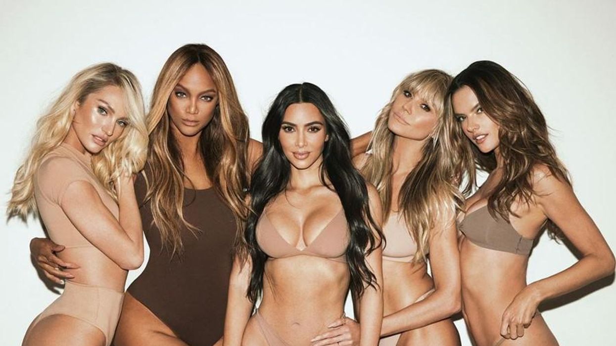Kim Kardashian Uses Former Victoria's Secret Angels to Show Off Her 'Fits Everybody' Line