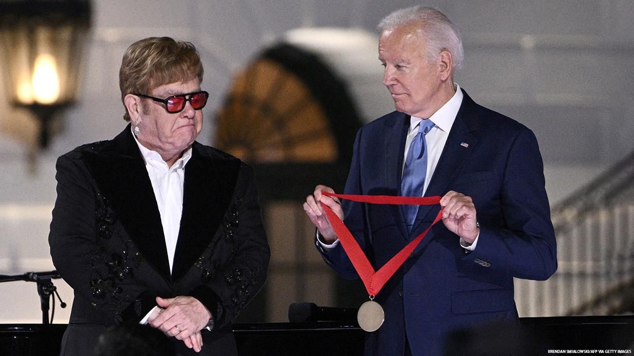 Elton John Was Brought to Tears With This Award From President Biden