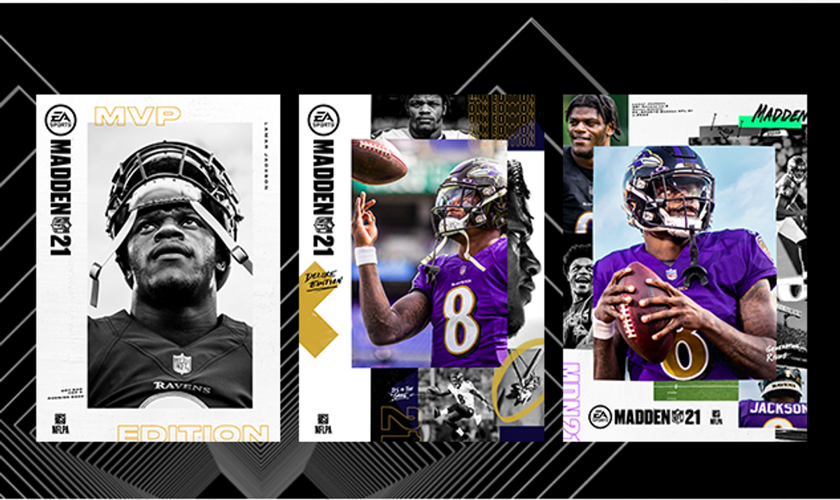 Lamar Jackson's Madden cover revealed: EA Sports releases designs with  Ravens star, trailer 