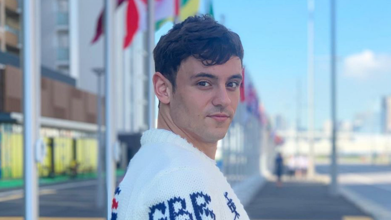 Tom Daley Showcases Cardigan He Knitted At Tokyo Olympics