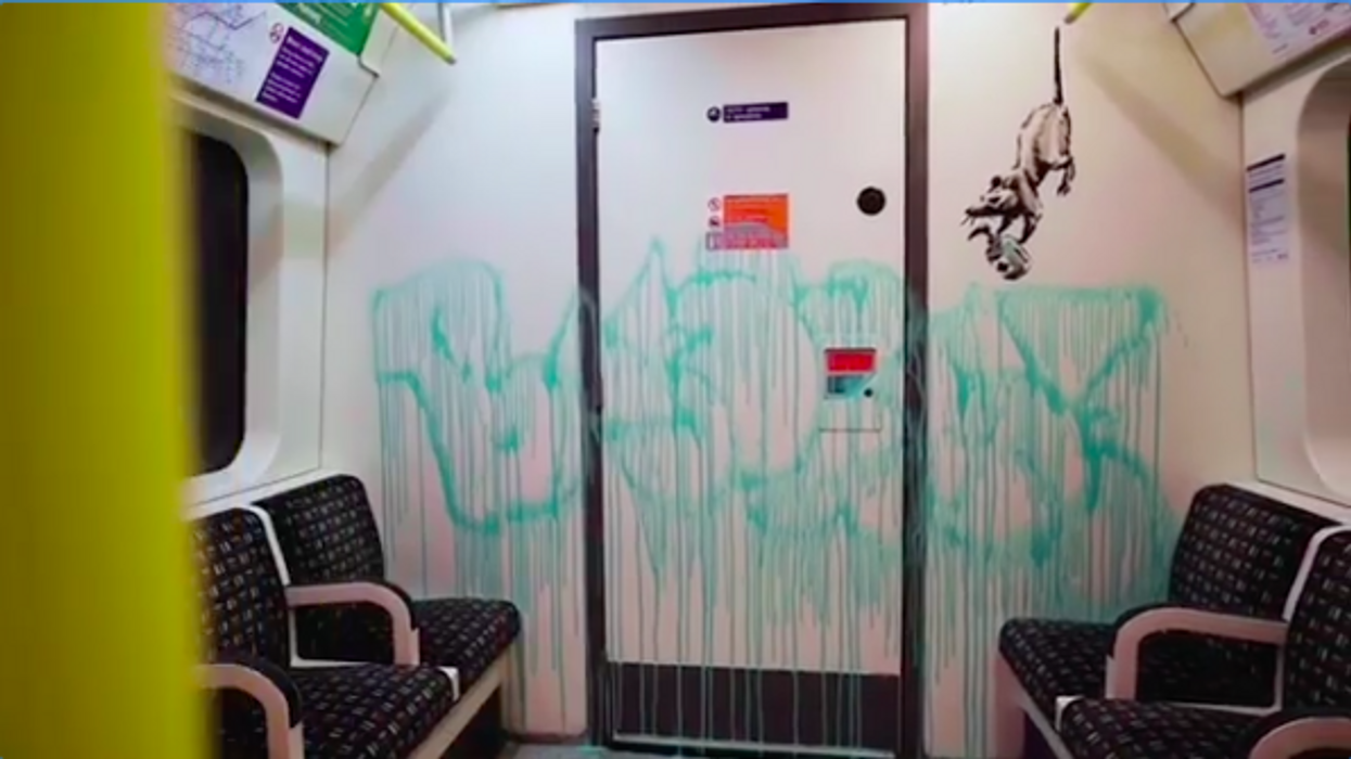 City Of London Removes Banksy Artwork From Subway Car
