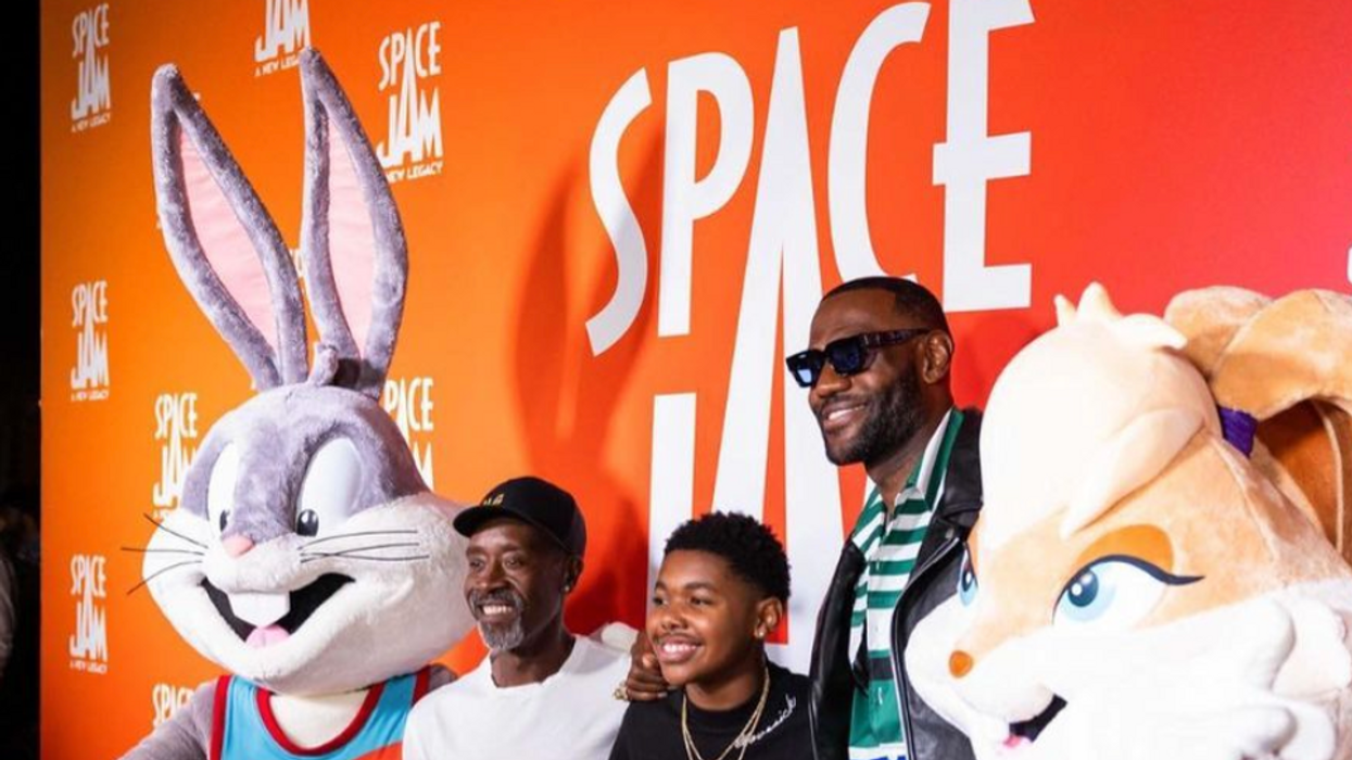 Celebs Attend Space Jam Sequel Event at Six Flags