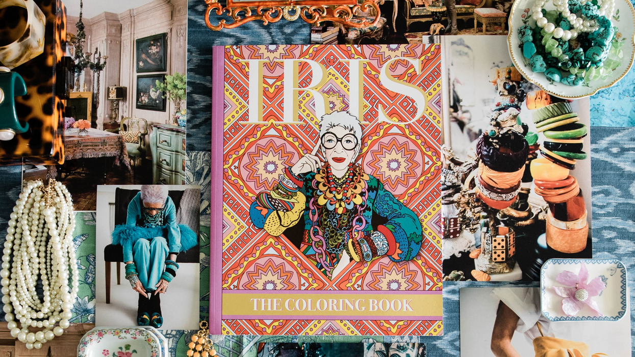 Fashion Icon Iris Apfel Releases New Coloring Book