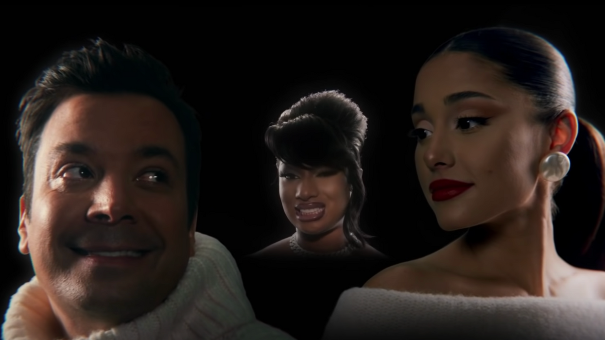 Jimmy Fallon, Ariana Grande, and Megan Thee Stallion Drop a Christmas Song