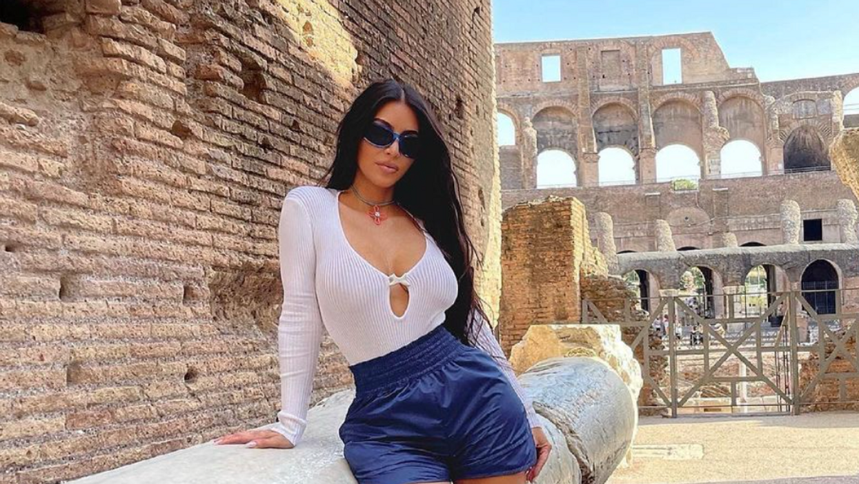 Kim Kardashian Trendsets In Rome