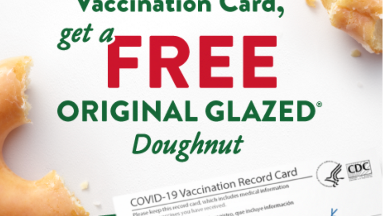 Krispy Kreme To Give One Free Donut Upon Showing Vaccine Card