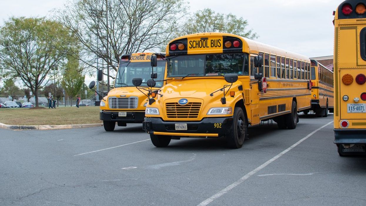 ​Loudoun County Public School buses in Virginia