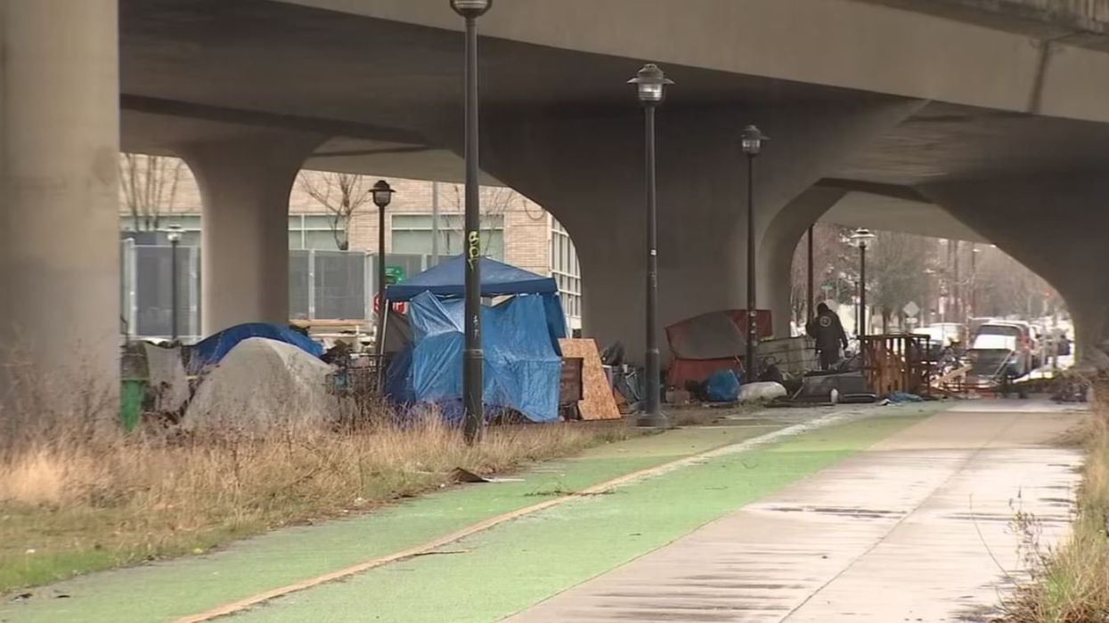 Portland, Oregon homeless encampment