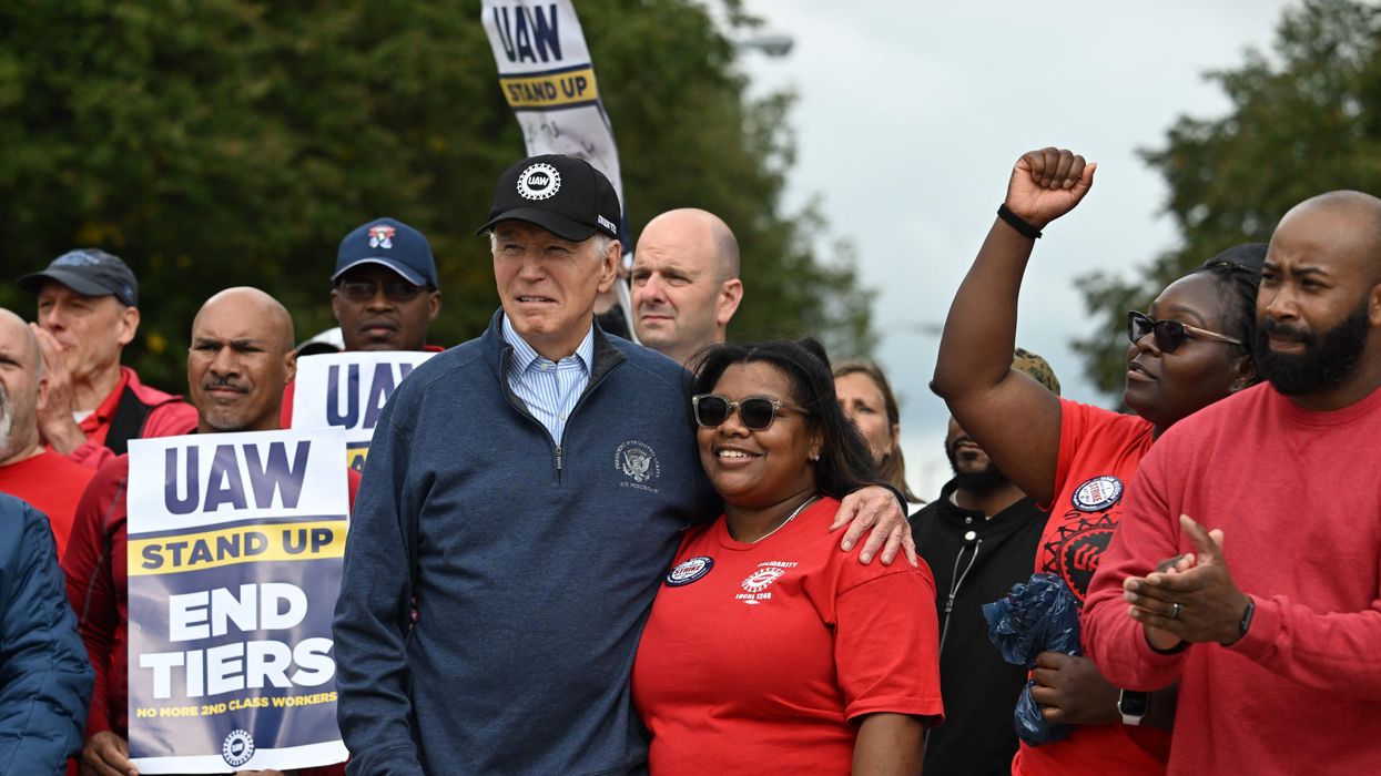 President Joe Biden Joins UAW Workers on Picket Line, Making History