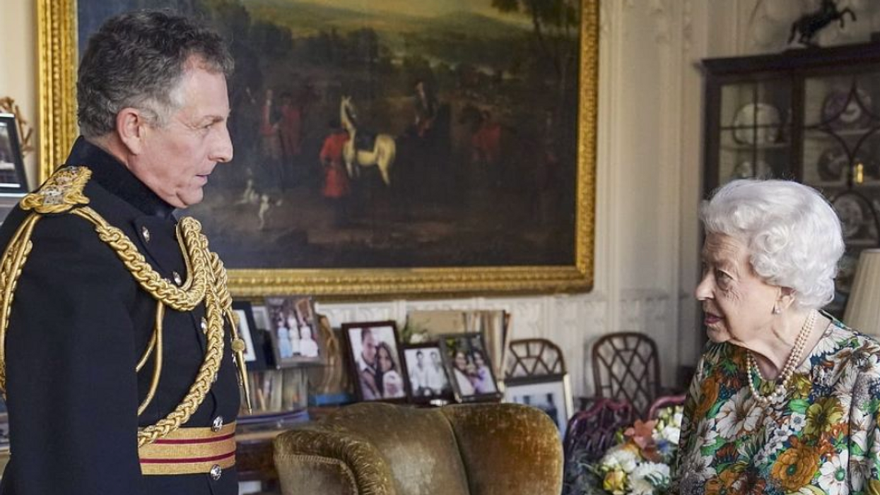Queen Elizabeth Receives General Sir Nick Carter After Recent Health Problems