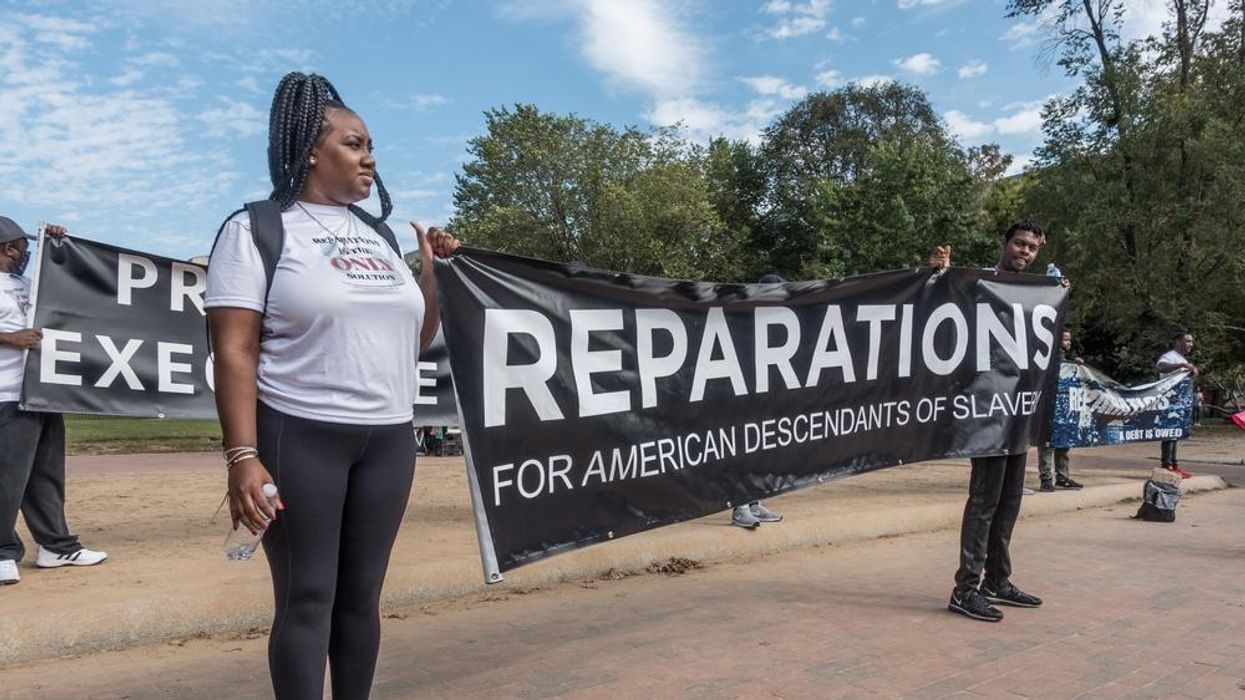 Reparations protest