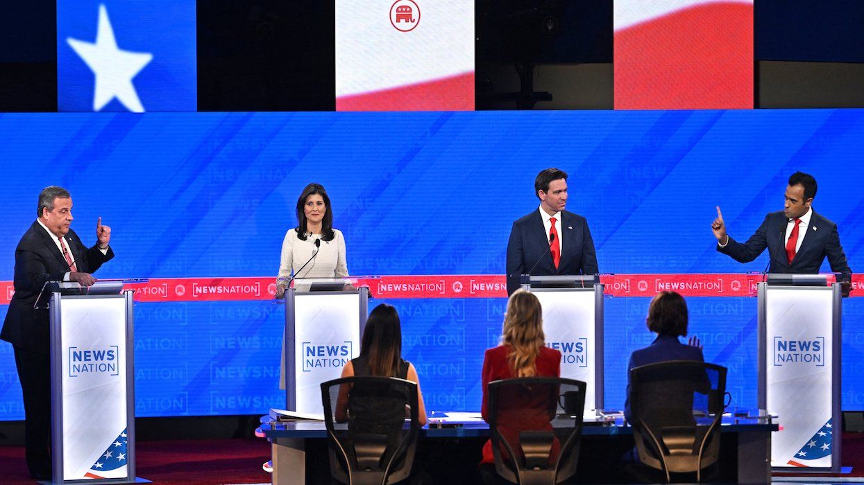 Republican candidates at debate