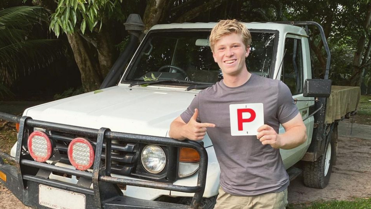 Robert Irwin Took His Late Father's Car To Visit His Newborn Niece At The Hospital