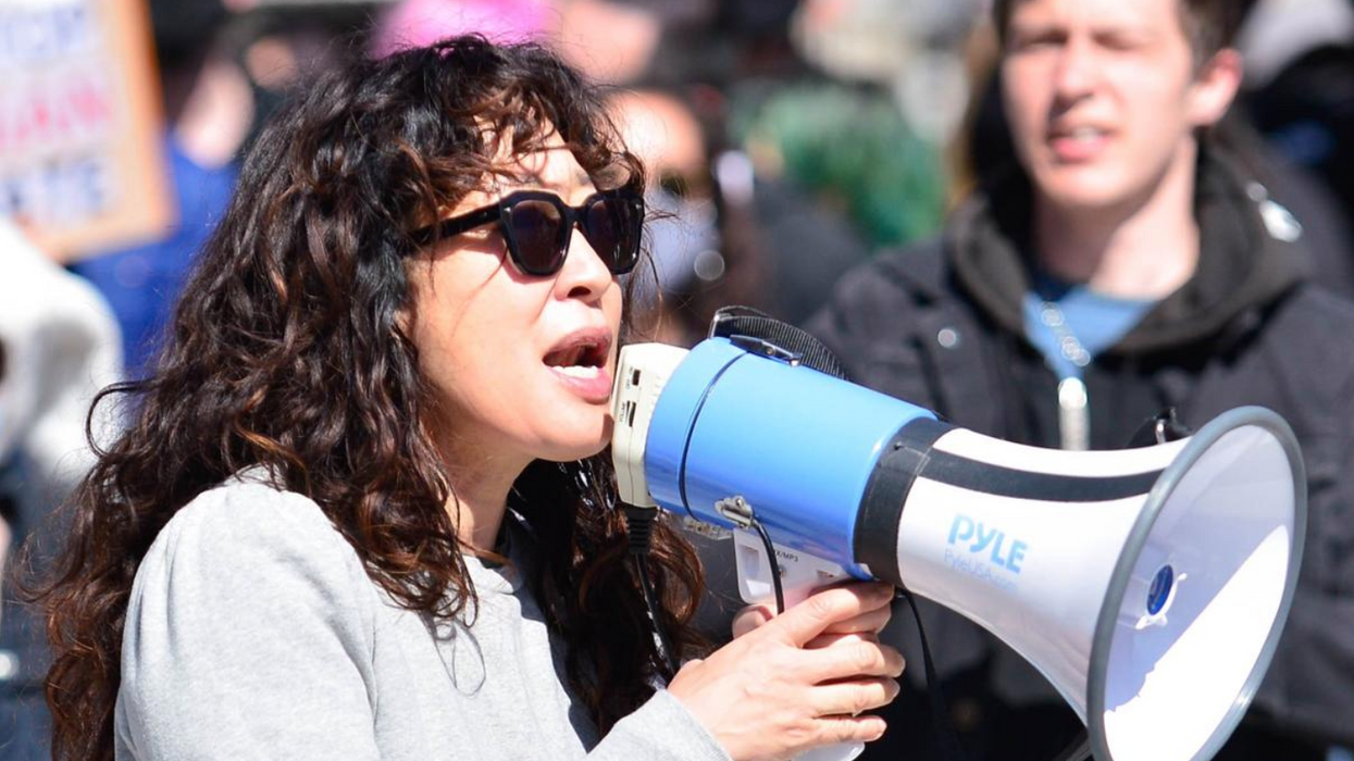 Sandra Oh's Speaks Up At A #STOPASIANHATE Protest