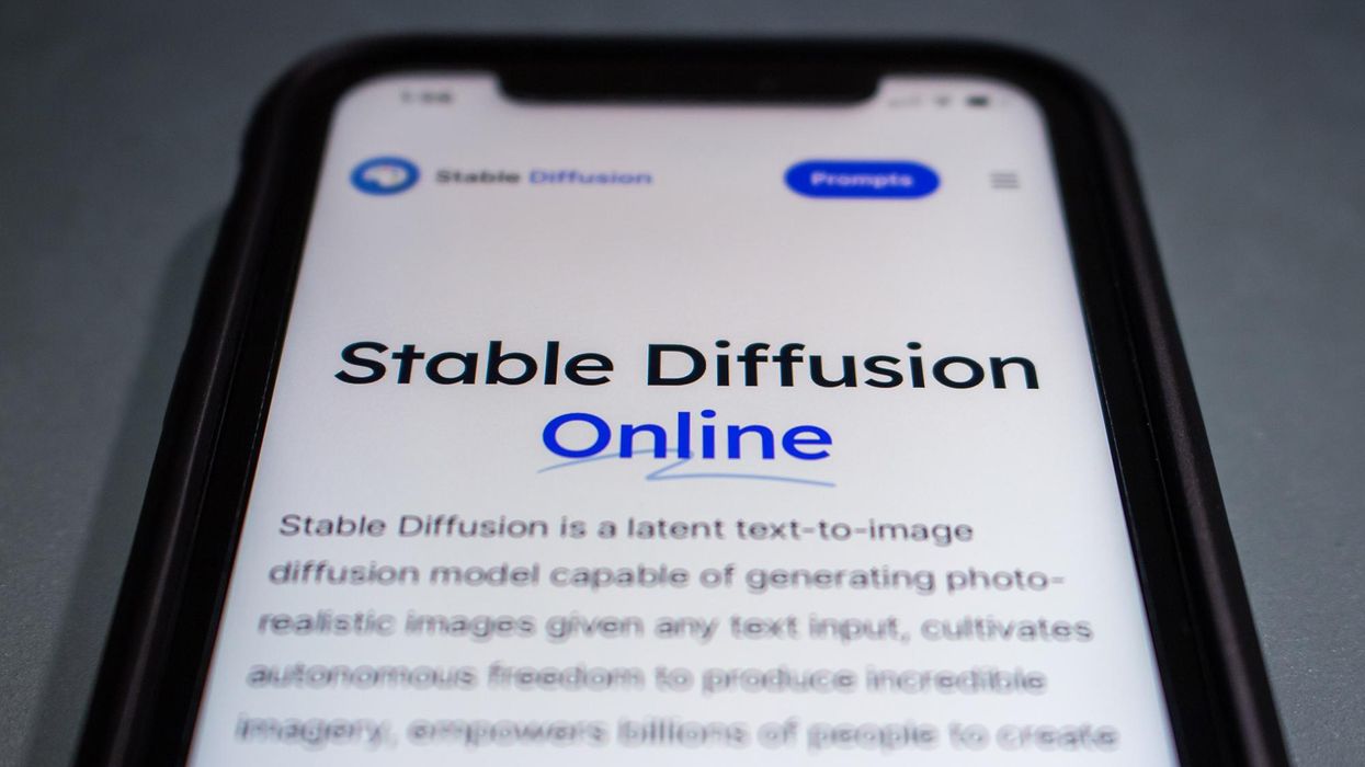 Stable Diffusion AI website STOCK