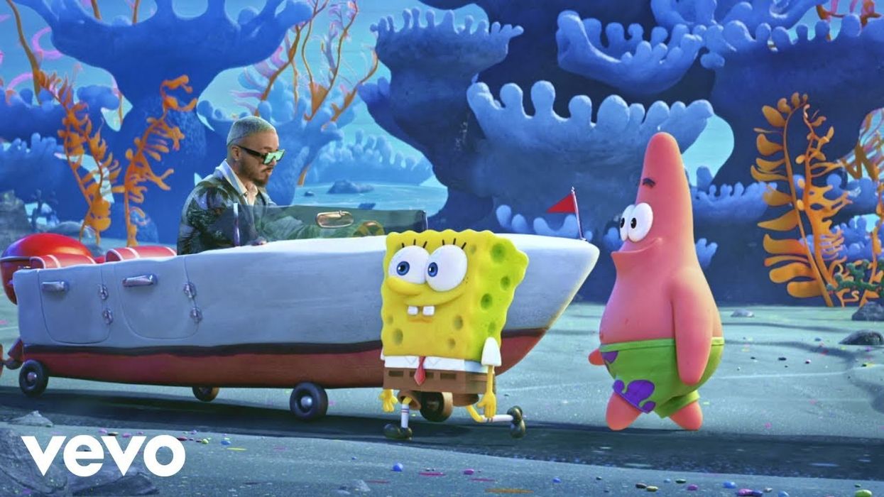 Tainy & J.Balvin Team Up To Create Song For SpongeBob Movie