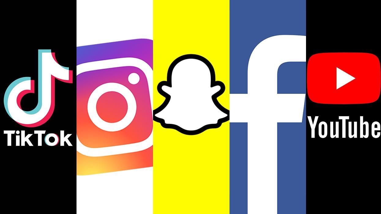TikTok, Instagram, Facebook, YouTube, and Snapchat